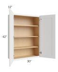 Stratton White Shaker 30x42 Wall Cabinet