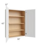 Southport White Shaker 30x42 Wall Cabinet