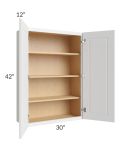 Brighton White Shaker 30x42 Wall Cabinet