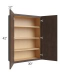 Vienna Kona Brown 30x42 Wall Cabinet