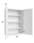 Aspen White Shaker 30x42 Wall Cabinet
