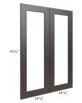 Brazilian Shaker 30x42 Glass Door Only with Glass Included