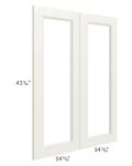 Providence Cream Glaze 30x42 Glass Door Only with Glass Included