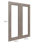 Providence Natural Grey 30x42 Glass Door Only with Glass Included