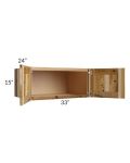 Prairie Shaker 33x15x24 Wall Cabinet