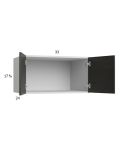 Euro Cafe 33x17-5/8x24 Wall Cabinet