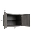 Providence Slate Grey 33x24x24 Wall Cabinet