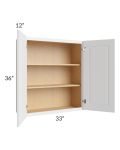 Charlotte White 33x36 Wall Cabinet