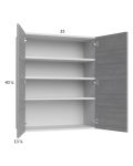 Euro Grey 33x40-1/4 Wall Cabinet
