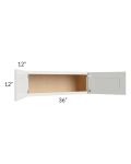 Palisades White 36x12 Wall Cabinet