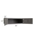 Providence Slate Grey 36x12x24 Wall Cabinet