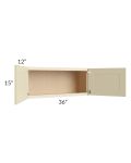 Casselton Ivory 36x15 Wall Cabinet