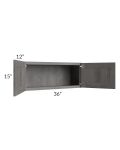 Providence Slate Grey 36x15 Wall Cabinet