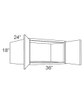 36x18x24 Wall Cabinet