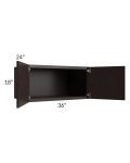Brazilian Shaker 36x18x24 Wall Cabinet 
