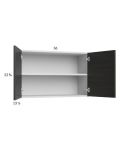 Euro Cafe 36x22-5/8 Wall Cabinet