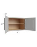 Charlotte Grey 36x24x24 Wall Cabinet