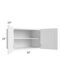 Dakota White 36x24x24 Wall Cabinet