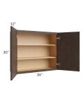 Vienna Kona Brown 36x30 Wall Cabinet
