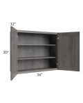 Providence Slate Grey 36x30 Wall Cabinet