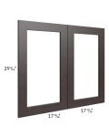 Brazilian Shaker 36x30 Glass Door Only with Glass Included