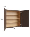 Vienna Kona Brown 36x36 Wall Cabinet