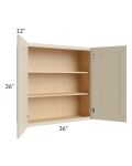 Stratton Khaki Shaker 36x36 Wall Cabinet