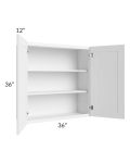 Aspen White Shaker 36x36 Wall Cabinet 