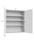 Euro Gloss White 36x40-1/4 Wall Cabinet