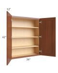 Phoenix Caramel Glaze 36x42 Wall Cabinet