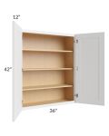 Vail White Shaker 36x42 Wall Cabinet