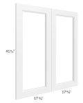 Providence White 36x42 Glass Door Only with Glass Included