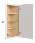 Vienna Cloud 12x36 Wall End Cabinet