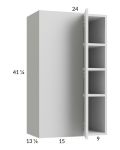 Harbor White 24x40-1/4 Blind Corner Wall Cabinet