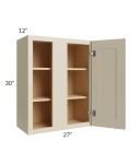 Stratton Khaki Shaker 27x30 Wall Blind Cabinet