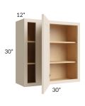 Midtown Cream Shaker 30x30 Blind Corner Wall Cabinet