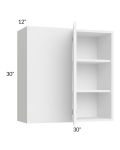 Venetian White Matte 30x30 Wall Blind Cabinet