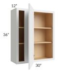 Union White 30x36 Blind Corner Wall Cabinet
