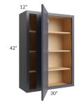 Midtown Indigo Shaker 30x42 Blind Corner Wall Cabinet