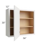 Vienna Cloud 36x30 Blind Corner Wall Cabinet
