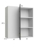 Euro Cafe 36x40-1/4 Blind Corner Wall Cabinet