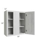 Heather Grey Shaker 30" Blind Wall Cabinet