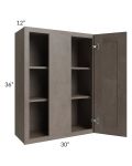Natural Grey Shaker 30x36 Blind Wall Cabinet