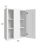 Providence White 30x36 Blind Wall Cabinet