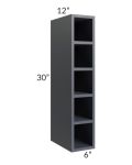 Midtown Indigo Shaker 6x30 Wine Cube Cabinet