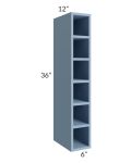 Sky Blue Shaker Wall Cube Cabinet