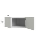 Portland White 24x12 Wall Diagonal Corner Cabinet