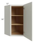 Wellfleet Linen 24x36 Wall Diagonal Corner Cabinet - Out of stock through April