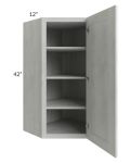Signature Vanilla 24x42 Wall Diagonal Corner Cabinet
