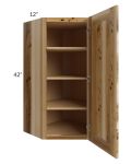 Prairie Shaker 24x42 Wall Diagonal Corner Cabinet 